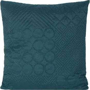 Povlečení Dekorační povlak na polštář BONI5 v tmavě tyrkysové barvě