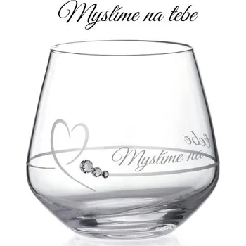 Svícen Dekorant Svícen na čajovou svíčku na dušičky MYSLÍME NA TEBE