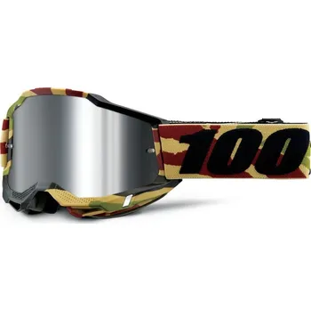 Motocyklové brýle Brýle - 100% Accuri 2 - Mission (zrcadlové sklo)