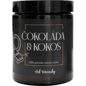 Svíčka Vonná svíčka Čokoláda & Kokos