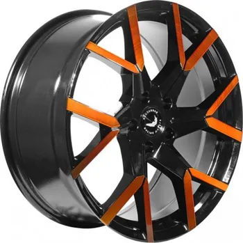 Alu kolo BARRACUDA Alu Kola Barracuda Tzunamee Evo 8x18 5x112 ET43 Black Gloss Flashorange 73.1