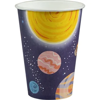 Jednorázové nádobí Kozák Svitavy s. r. o. Kelímky papírové Galaxy, 8ks