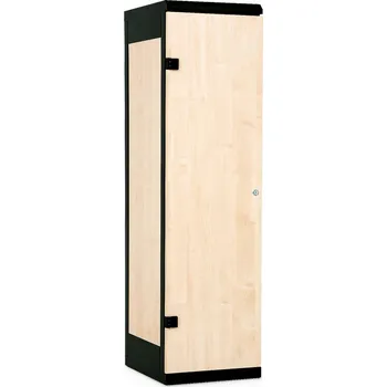 TRITON Šatní skříňka 1-dveřová, 1970 x 420 x 500 mm - lamino/kov Provedení lamina:: dub baroque Gold K535 RW, Provedení zámku: jiný zámek (uveďte do poznámky) - cena na vyžádání, Provedení skeletu: kov šedá RAL 7035