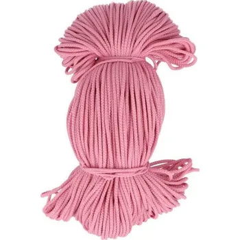 Příze Oděvní šňůra PES Ø2 mm, barva Růžová stř. (140)