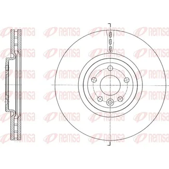 Brzdový kotouč Brzdový kotouč REMSA 61758.10
