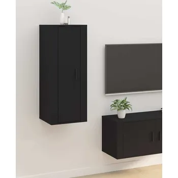 Obývací stěna vidaXL Nástěnná TV skříňka 40x34,5x100 cm [816683] Barva: Černá
