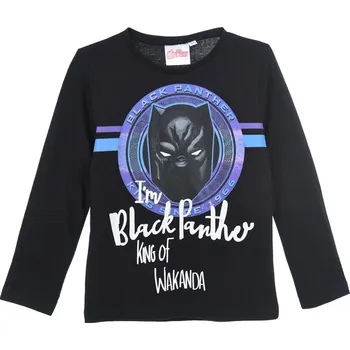 Chlapecké tričko Black Panther černé chlapecké tričko Velikost: 116