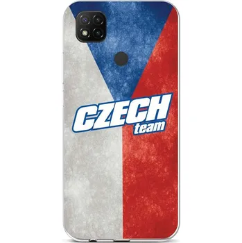 Pouzdro na mobilní telefon Kryt Xiaomi Redmi 9C silikon Czech Team (obal neboli pouzdro na Xiaomi Redmi 9C)