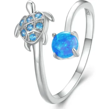 Prsten For Silver Prsten Želva s opálem - Stříbro 925