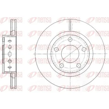 Brzdový kotouč Brzdový kotouč REMSA 61363.10