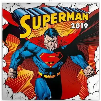 Kalendář PRESCO GROUP Poznámkový kalendář Superman 2019