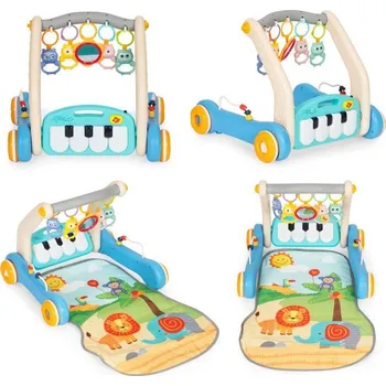 Dětské chodítko Dětské vzdělávací podložka a chodítko 2v1 se zvuky Huanger HE0637