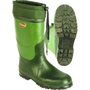 Pracovní obuv Zimní holínky Hunter s plyšovým zateplením - 41 / Trávově zelená