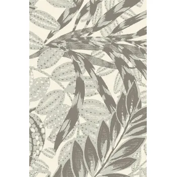 Koberec Kusový vlněný koberec Agnella Isfahan M Zamio Popel Listy krémový Rozměr: 80x120 cm