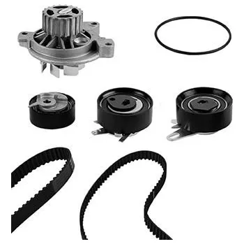 Vodní pumpa motoru Sada rozvodů - řemen s kladkami a vodní pumpa METELLI 30-0758-3