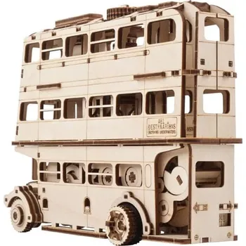 3D puzzle Ugears 3D dřevěné mechanické puzzle Harry Potter Rytířský autobus