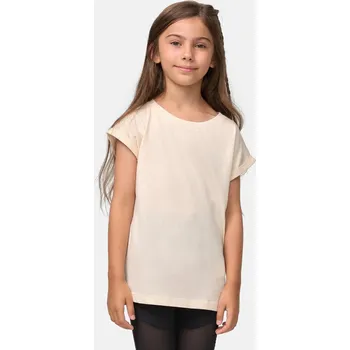 Dívčí organické tričko s prodlouženým ramenem whitesand Urban Classics šedá 2542377