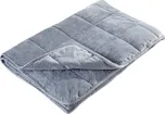Těžká relaxační deka 135 x 200 cm šedá