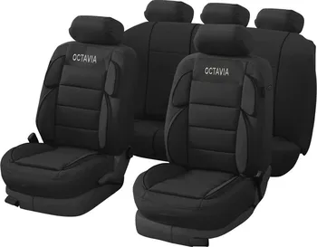 Potah sedadla Cappa Luxury Octavia 04865 přední/zadní 5místné černé