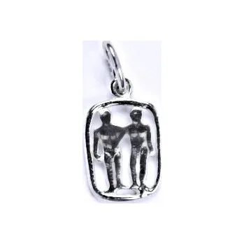 Přívěsek Stříbrný přívěsek měsíční znamení blíženci - P730 (Stříbrný přívěsek blíženci)