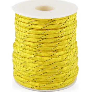 Padáková šňůra Ø4 mm s reflexní nití