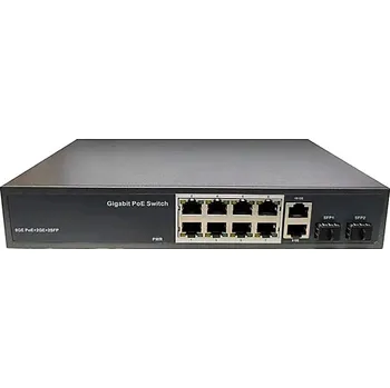 Switch PoE-S8G-2G-2SFP (150W) PoE switch