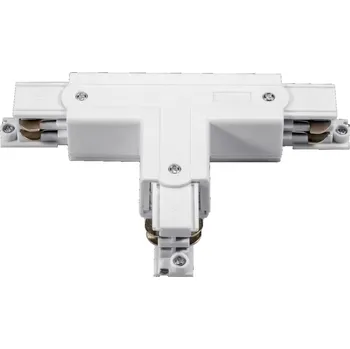 Bodové svítidlo CENTURY 3-fázová T spojka bílá levá/levá