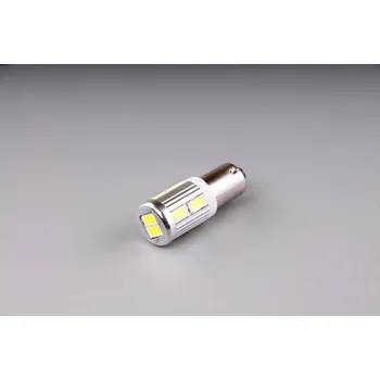 Autožárovka žárovka LED 12V-24V 6W BAX9s čirá 10xSMD 5630