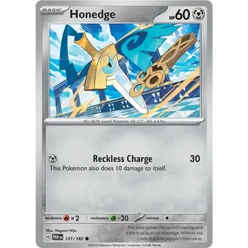 Karetní hra Honedge 131/182 - Paradox Rift Typ karty: Non-Holo