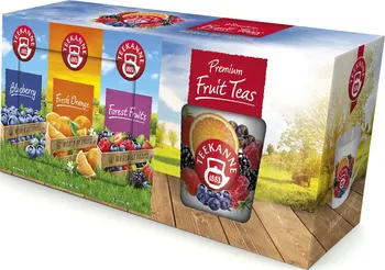 Čaj Teekanne Premium Fruit Teas s hrnkem 3x 20 sáčků