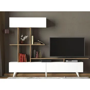 Televizní stolek Casarredo Televizní stolek GERBA bílá/ořech