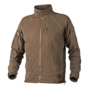 Pánská softshellová bunda Fleecová bunda Alpha Tactical Jacket, Helikon, Coyote, XL