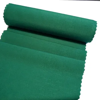 Teflonová šála v metráži - 3046 - tmavě zelená 38 zakončení vlnkou