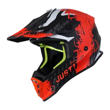 Helma na motorku Přilba JUST1 J38 MASK Mat Fluo Orange/Titan/Black Velikost: L