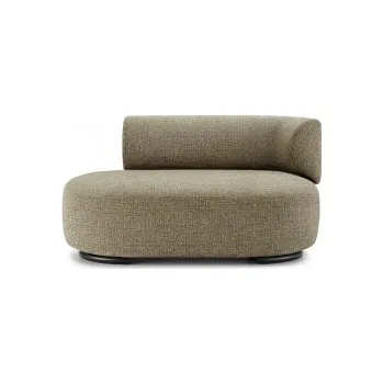 Pohovka K-Wait Chaise lounge Texture levá područka šedá