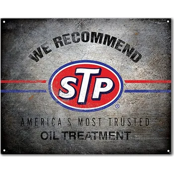 Plechová cedule Plechová cedule STP recommend 40 cm x 30 cm