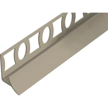 ukončovací lišta ACARA VP8 sanitární vanová lišta, PVC šedobéžová, 7 mm, 2,5 m AAPV6705