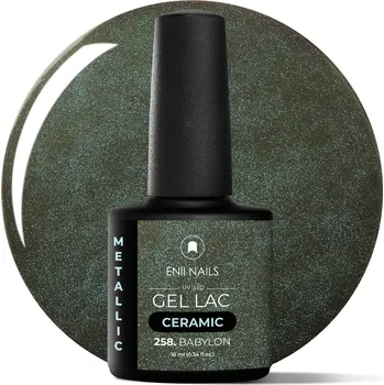 Lak na nehty ENII NAILS Gel lak Ceramic 258 Babylon - gelový lak bez HEMA, 10 ml