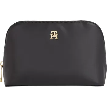 Kosmetická taška TOMMY HILFIGER DÁMSKÁ KOSMETICKÁ TAŠKA TH SOFT WASHBAG BLACK AW0AW15886 BDS