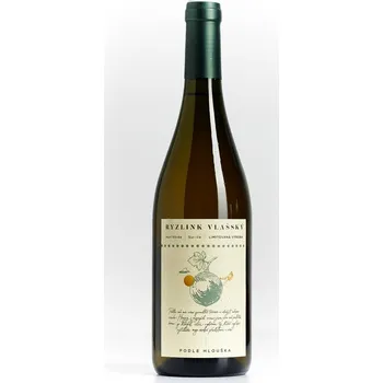 Víno Ryzlink vlašský 2022, zemské víno, PODLE HLOUŠKA, suché