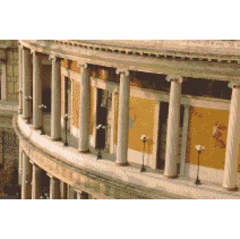 Diamantové malování Diamantové malování - Divadlo Politeama v Palermu Velikost: 40x60cm, Rámování: Pouze srolované plátno, Diamanty: Kulaté