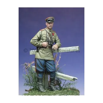 Plastikový model Alpine Miniatures 1/35 WW2 Russian Officer 1943-45