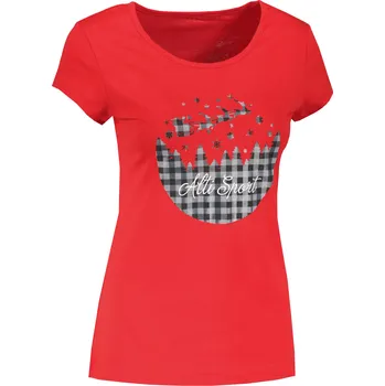 Dámské tričko Dámské tričko ALTISPORT VANOCE01W122 ČERVENÁ XS