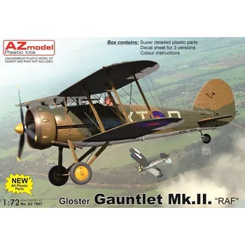 Plastikový model 1:72 Gloster Gauntlet Mk.II „RAF“