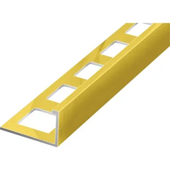 ukončovací lišta ACARA SP3 ukončovací lišta L, PREMIUM, hliník elox zlato, 12,5 mm, 2,5 m AAAE 125-G