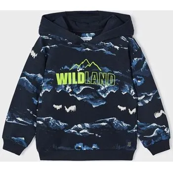 Chlapecká mikina dětská mikina s horami Mayoral 4430-45 velikost 116