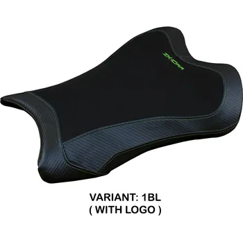Moto sedlo TPZ Italia Potah sedla Kawasaki Ninja ZX 10 RR (21-24) Garen potah sedla: s logem 1BL (black)