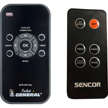 Dálkový ovladač SENCOR SFN9011SL - dálkový ovladač pro větrák, ventilátor duplikát