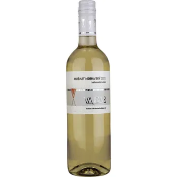 Muškát moravský 2021, polosuché, kabinetní, Vajbar, 0,75 l