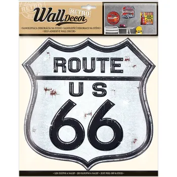 Samolepící dekorace ARGUS Nálepka na zeď route 666 23160001